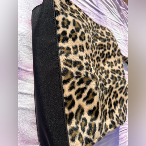 Faux Cheetah Print Mini Tote Bag - Picture 2 of 5